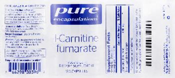 Pure Encapsulations L-Carnitine Fumarate - supplement