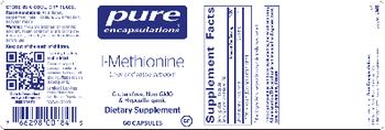 Pure Encapsulations L-Methionine - supplement
