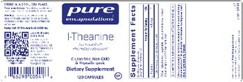 Pure Encapsulations L-Theanine - supplement