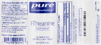 Pure Encapsulations L-Theanine - supplement