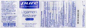 Pure Encapsulations Ligament Restore - supplement