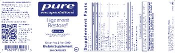 Pure Encapsulations Ligament Restore - supplement