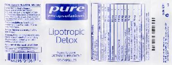 Pure Encapsulations Lipotropic Detox - supplement