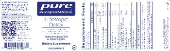 Pure Encapsulations Lipotropic Detox - supplement
