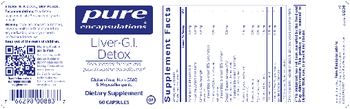 Pure Encapsulations Liver-G.I. Detox - supplement