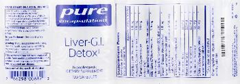 Pure Encapsulations Liver-G.I. Detox - supplement