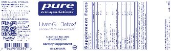 Pure Encapsulations Liver-G.I. Detox - supplement