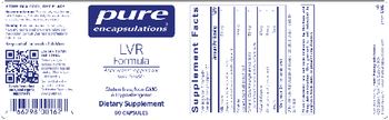 Pure Encapsulations LVR Formula - supplement