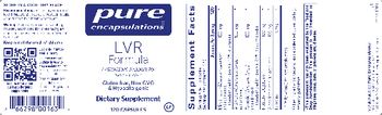 Pure Encapsulations LVR Formula - supplement