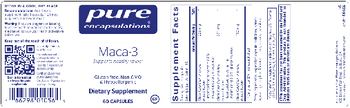 Pure Encapsulations Maca-3 - supplement