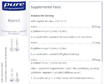 Pure Encapsulations Maca-3 - suppplement