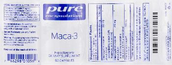 Pure Encapsulations Maca-3 - supplement