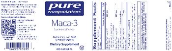 Pure Encapsulations Maca-3 - supplement