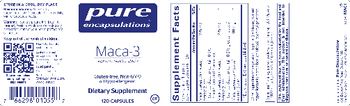 Pure Encapsulations Maca-3 - supplement