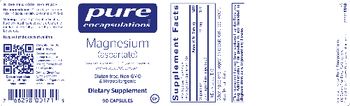 Pure Encapsulations Magnesium (Aspartate) - supplement