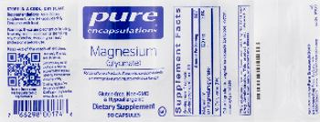 Pure Encapsulations Magnesium (Glycinate) - supplement