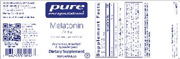 Pure Encapsulations Melatonin 20 mg - supplement