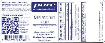 Pure Encapsulations Melatonin Liquid - supplement