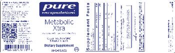 Pure Encapsulations Metabolic Xtra - supplement