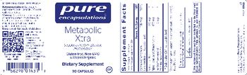 Pure Encapsulations Metabolic Xtra - supplement