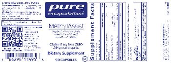 Pure Encapsulations MethylAssist - supplement