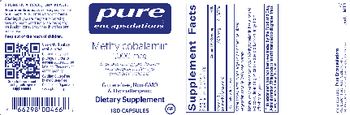 Pure Encapsulations Methylcobalamin 1,000 mg - supplement