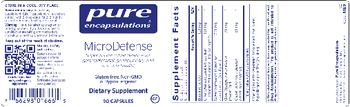 Pure Encapsulations MicroDefense - supplement