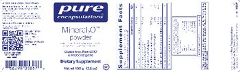 Pure Encapsulations Mineral2O Powder - supplement