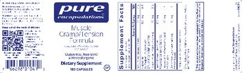 Pure Encapsulations Muscle Cramp/Tension Formula - supplement