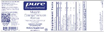 Pure Encapsulations Muscle Cramp/Tension Formula - supplement
