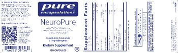 Pure Encapsulations NeuroPure - supplement