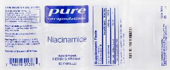 Pure Encapsulations Niacinamide - supplement