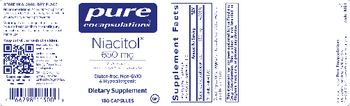 Pure Encapsulations Niacitol 650 mg - supplement