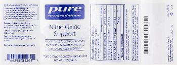 Pure Encapsulations Nitri Oxide Support - hypoallergenic supplement