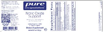 Pure Encapsulations Nitri Oxide Support - supplement