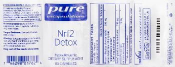 Pure Encapsulations Nrf2 Detox - supplement