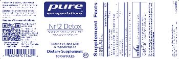 Pure Encapsulations Nrf2 Detox - supplement