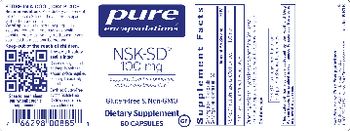 Pure Encapsulations NSK-SD 100 mg - supplement