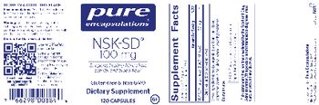Pure Encapsulations NSK-SD 100 mg - supplement