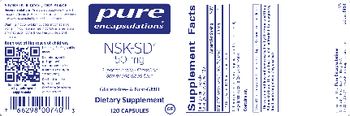 Pure Encapsulations NSK-SD 50 mg - supplement