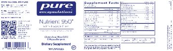Pure Encapsulations Nutrient 950 without Copper & Iron - supplement