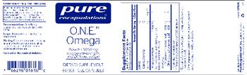 Pure Encapsulations O.N.E. Omega - supplement