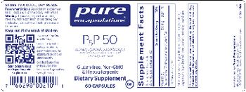Pure Encapsulations P5P 50 - supplement