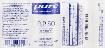 Pure Encapsulations P5P 50 - supplement