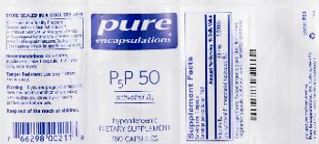 Pure Encapsulations P5P 50 - supplement