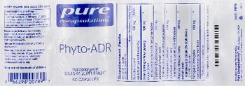 Pure Encapsulations Phyto-ADR - supplement