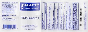 Pure Encapsulations PhytoBalance II - supplement