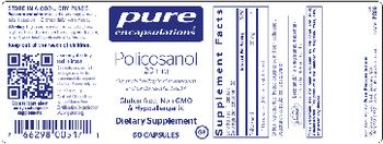 Pure Encapsulations Policosanol 20 mg - supplement