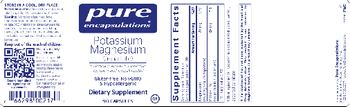 Pure Encapsulations Potassium Magnesium (Aspartate) - supplement