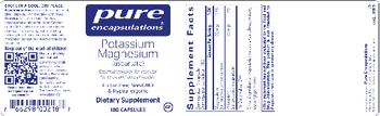 Pure Encapsulations Potassium Magnesium (Aspartate) - supplement